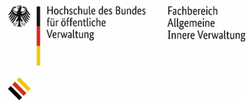 Logo Hochschule des Bundes für öffentliche Verwaltung Fachbereich Allgemeine Innere Verwaltung