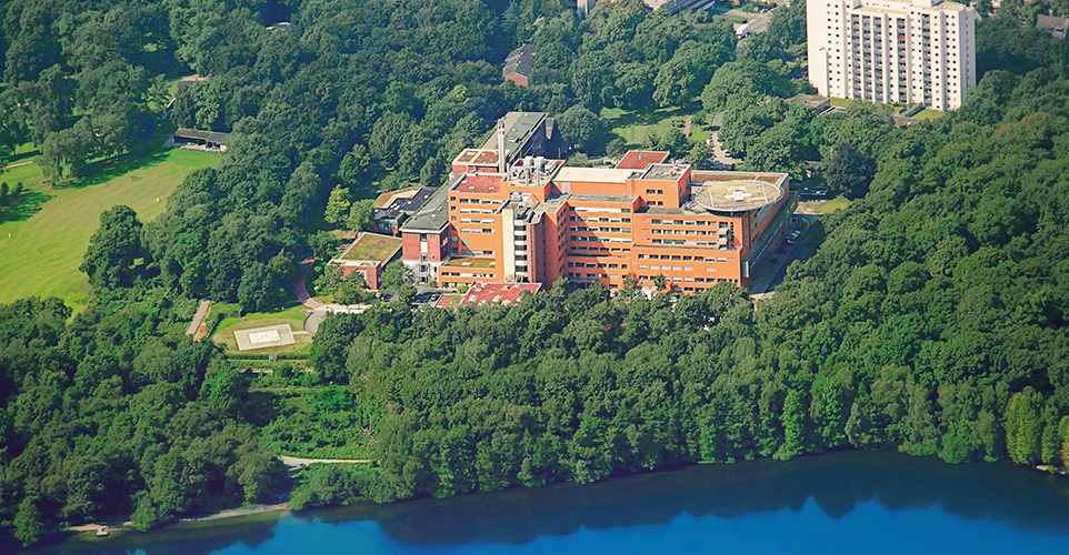 Luftaufnahme BG Klinikum Duisburg