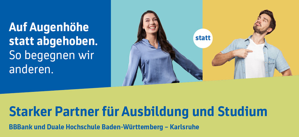 Collage aus zwei Bildern und einem Slogan. 