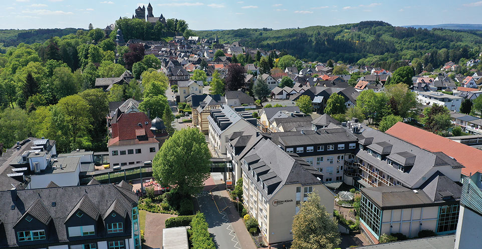 Gebäude der BDH-Klinik Braunfels 