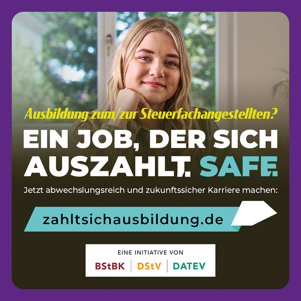 Kampagne "Ein Job, der sich auszahlt. Safe."