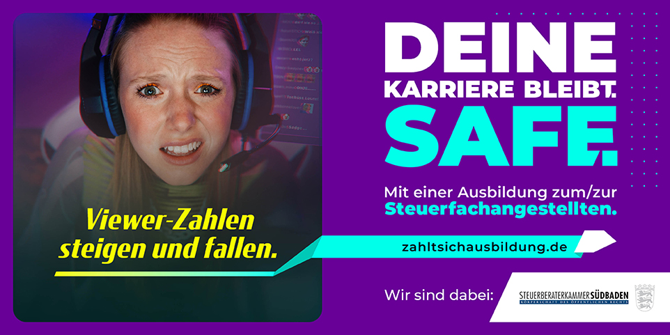 Ausbildungskampagne der Steuerberaterkammer Südbaden 