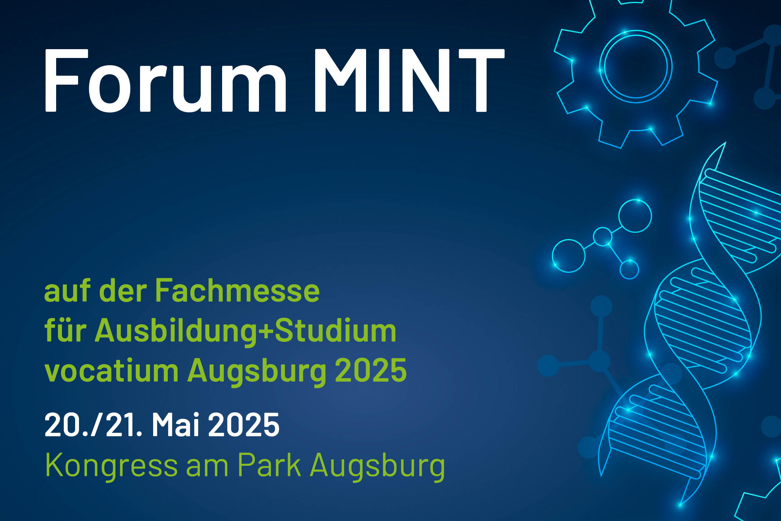 Daten und Fakten Forum MINT auf der vocatium Augsburg