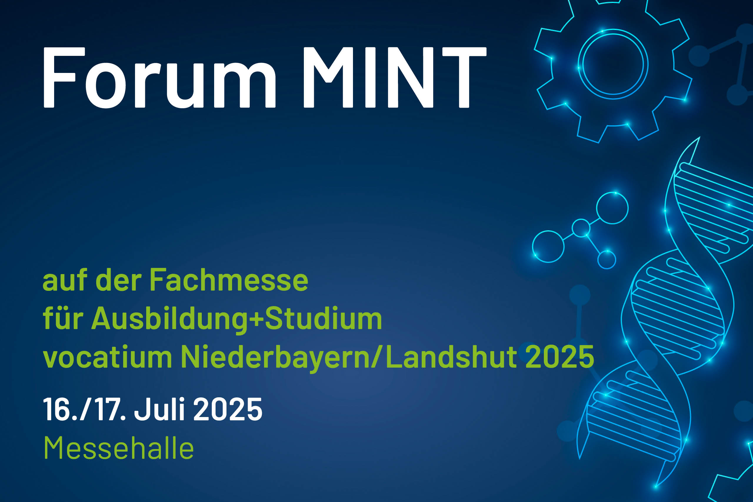 Daten und Fakten zum Forum MINT auf der vocatium Niederbayern/Landshutl 2025